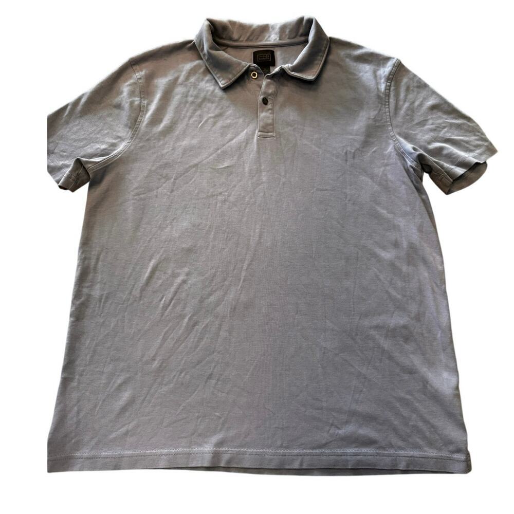 Nordstrom Rack 14th & Union Men's Polo Size XL Light Blue Gray Color Preppy - Picture 7 of 13